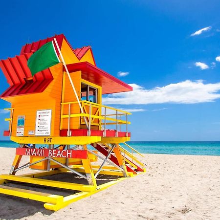 South Beach 2 Bedroom Family & Pet Friendly Apartment With Balcony & Free Parking Miami Beach Luaran gambar